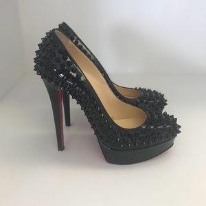 Christian Louboutin Bianca Spiked Black size 37